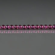 2.5mm AAA Pink Garnet Beads Smooth 7”Natural Berry Rhodolite Garnet Gemstone Beads Beading Crafter Gift