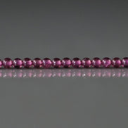2.5mm Berry Rhodolite Garnet Beads - Tiny Smooth Round Natural Gemstone 7