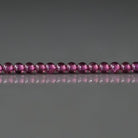 2.5mm Berry Rhodolite Garnet Beads - Tiny Smooth Round Natural Gemstone 7" Strand