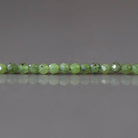 2.5mm Canadian Jade Beads ‚Äì Tiny Smooth Round Natural Gemstone 15" Strand