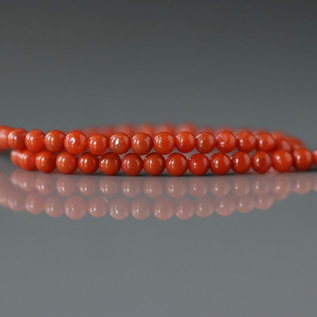 2.5mm Natural Orange Carnelian Smooth Beads 15" Genuine Gemstone Beads for Jewelry Making Beading Craft Gift Beads Self-Love Abundance