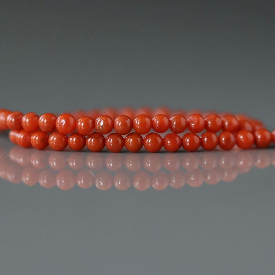 2.5mm Natural Orange Carnelian Smooth Beads 15" Genuine Gemstone Beads for Jewelry Making Beading Craft Gift Beads Self-Love Abundance