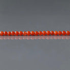 2.5mm Carnelian Beads – Tiny Smooth Round Natural Gemstone 15" Strand