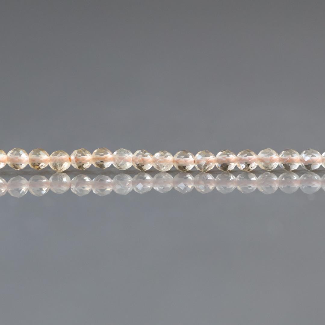 2.5mm Natural AAA Citrine Beads Faceted Round 15" Raw Genuine Gemstone Beads Jewelry Making Beading Craft Gift Beads November Birthstone