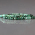 2.5mm Emerald Beads ‚Äì Tiny Smooth Round Natural Gemstone 15" Strand