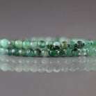 2.5mm Emerald Beads ‚Äì Tiny Smooth Round Natural Gemstone 15" Strand