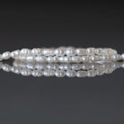 2.5mm Freshwater Pearl Beads - Tiny Rice Natural Pearl 13" Strand