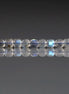 2.5mm Labradorite Beads – Tiny Faceted Cube Natural Gemstone 15" Strand