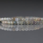 2.5mm Montana Sapphire Beads – Tiny Faceted Round Natural Gemstone 15