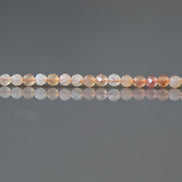 2.5mm Orange Botswana Agate Micro Faceted Beads Genuine Rare Agate Beads 15