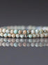 2.5mm Pale Peruvian Turquoise Beads ‚Äì Tiny Faceted Round Natural Gemstone 15" Strand