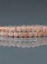 2.5mm Peach Moonstone Beads - Tiny Faceted Round Natural Gemstone 15" Strand