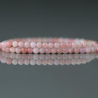 2.5mm Peruvian Pink Opal Beads - Round Smooth Natural Gemstone 15"