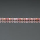 2.5mm Peruvian Pink Opal Beads - Round Smooth Natural Gemstone 15"