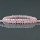 2.5mm Peruvian Pink Opal Beads – Tiny Smooth Round Natural Gemstone 15" Strand
