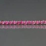 2.5mm Pink Tourmaline Smooth Beads 15