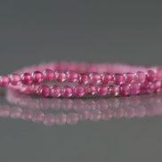 2.5mm Pink Tourmaline Smooth Beads 15