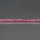 2.5mm Pink Tourmaline Beads – Tiny Smooth Round Natural Gemstone 15" Strand