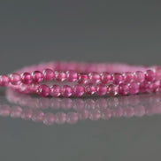 2.5mm Pink Tourmaline Beads – Tiny Smooth Round Natural Gemstone 15
