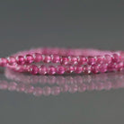 2.5mm Pink Tourmaline Beads – Tiny Smooth Round Natural Gemstone 15" Strand