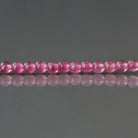 2.5mm Pink Tourmaline Beads – Tiny Smooth Round Natural Gemstone 15" Strand