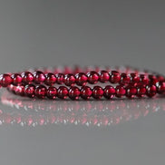 2.5mm AAA Pyrope Garnet Beads Smooth Beads 15