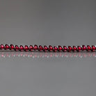 2.5mm Pyrope Garnet Beads – Tiny Smooth Round Natural Gemstone 15" Strand