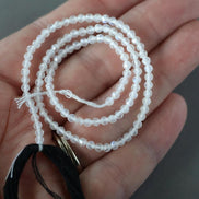 2.5mm AAA Rainbow Moonstone Faceted Beads 12.5