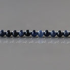 2.5mm Raw Sapphire Beads – Tiny Smooth Round Natural Gemstone 15" Strand