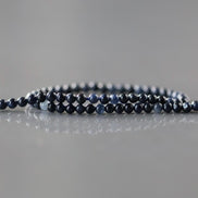 2.5mm Raw Sapphire Beads – Tiny Smooth Round Natural Gemstone 15