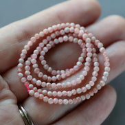2.5mm Natural Rhodochrosite Smooth Beads 15