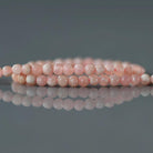 2.5mm Rhodochrosite Beads ‚Äì Tiny Smooth Round Natural Gemstone 15" Strand