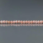 2.5mm Rhodochrosite Beads ‚Äì Tiny Smooth Round Natural Gemstone 15" Strand