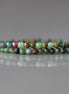 2.5mm Ruby in Fuchsite Beads ‚Äì Tiny Faceted Round Natural Gemstone 15" Strand