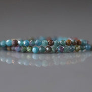 2.5mm Ruby in Kyanite Beads Micro Faceted Beads 15