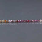 2.5mm Ruby Yellow Sapphire Beads ‚Äì Tiny Faceted Round Natural Gemstone 15" Strand