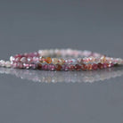 2.5mm Ruby Yellow Sapphire Beads ‚Äì Tiny Faceted Round Natural Gemstone 15" Strand