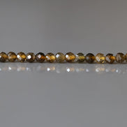 2.5mm Smoky Tourmaline Micro Faceted Beads 15