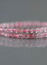 2.5mm Strawberry Quartz Cube Beads ‚Äì Tiny Faceted Cube Natural Gemstone 15" Strand