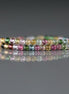 2.5mm Watermelon Tourmaline Beads - Tiny Smooth Round Natural Gemstone 7" Strand
