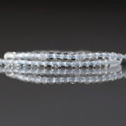 2.5mm AAA White Topaz Smooth Beads 15
