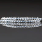 2.5mm White Topaz Beads ‚Äì Tiny Smooth Round Natural Gemstone 15" Strand