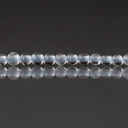 2.5mm White Topaz Beads ‚Äì Tiny Smooth Round Natural Gemstone 15