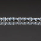 2.5mm White Topaz Beads ‚Äì Tiny Smooth Round Natural Gemstone 15" Strand