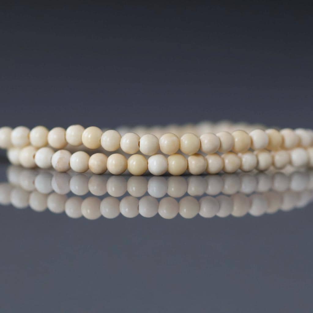 2.5mm Yellow Jade Beads – Tiny Smooth Round Natural Gemstone 15" Strand