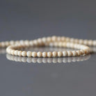 2.5mm Yellow Jade Beads – Tiny Smooth Round Natural Gemstone 15" Strand