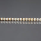 2.5mm Yellow Jade Beads – Tiny Smooth Round Natural Gemstone 15" Strand