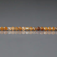 2.5mm Yellow Sapphire Micro Faceted Beads Genuine Small Beads 15