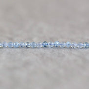 2.6mm AAA Aquamarine Faceted Beads Round 15