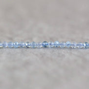 2.6mm AAA Aquamarine Faceted Beads Round 15
